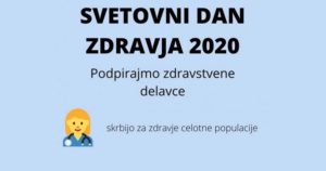 Read more about the article Svetovni dan zdravja 7. 4. 2020